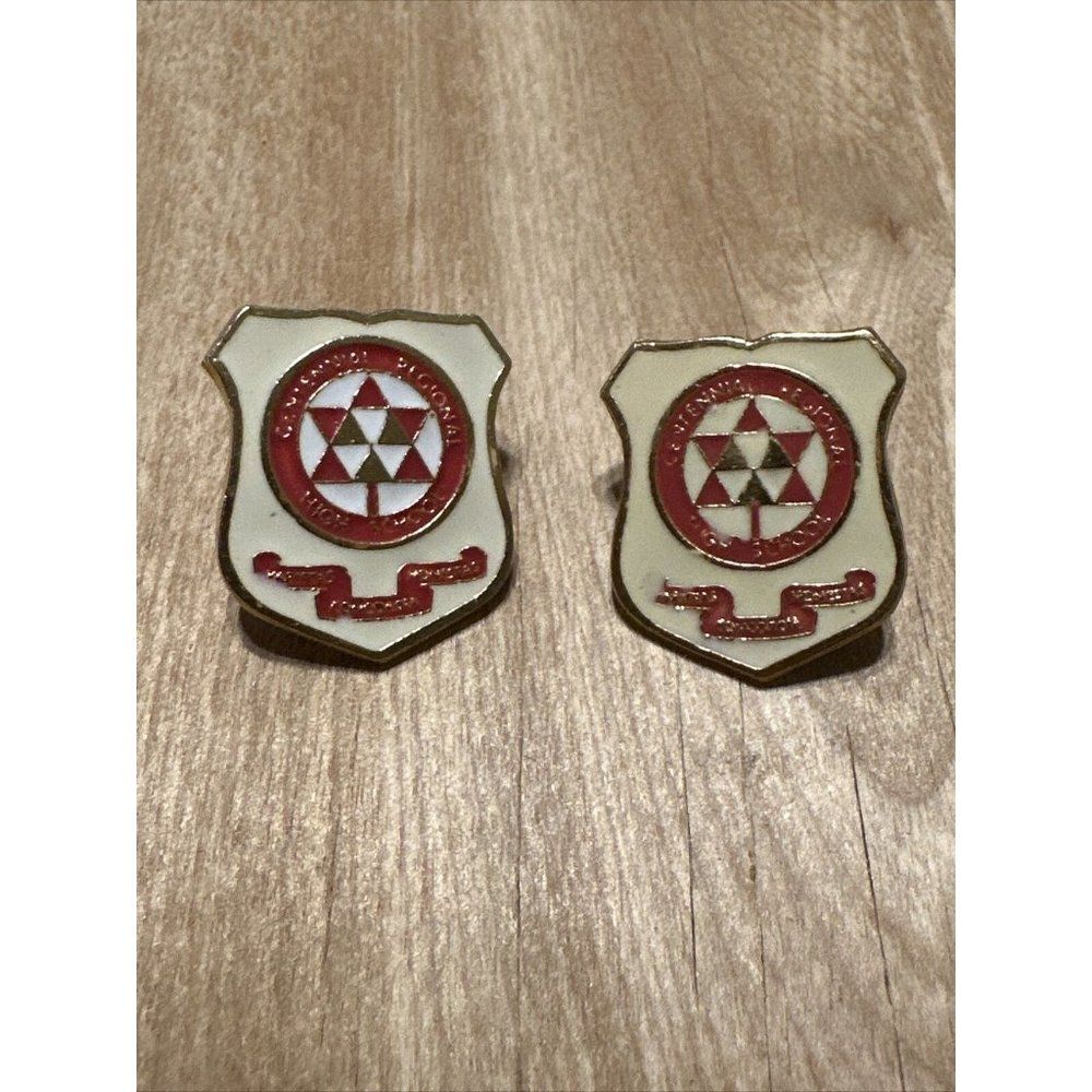 2 Centennial Regional High School Pin Lapel Longueuil Quebec Canada Insignia